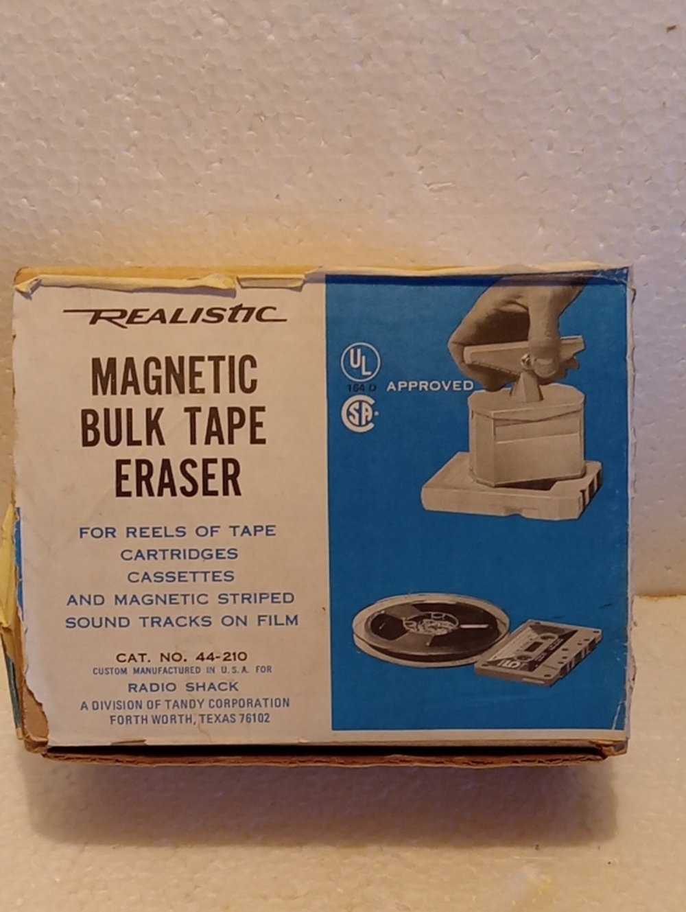 Magnetic Bulk Tape Eraser Vintage 1976 New Inbox